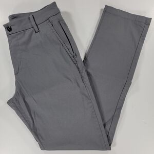 Birddogs Stephen Jobs Pants Gray Unlined Performance Golf Men 30X32 Chino